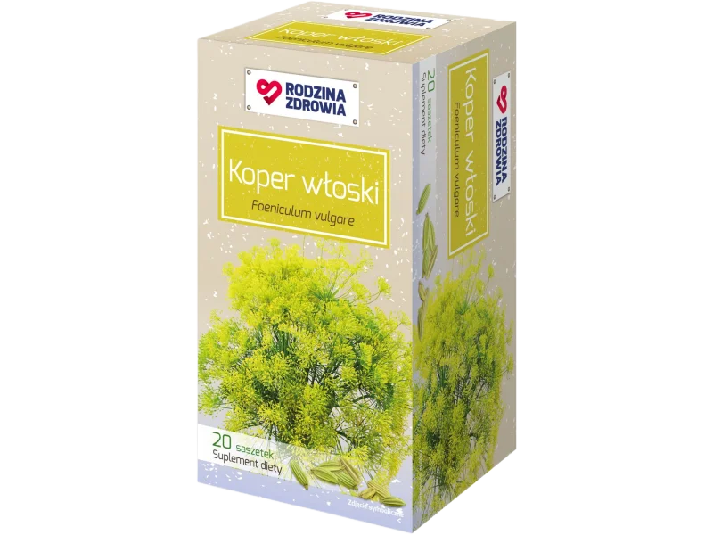 Rodzina Zdrowia koper włoski, zioła do zaparzania