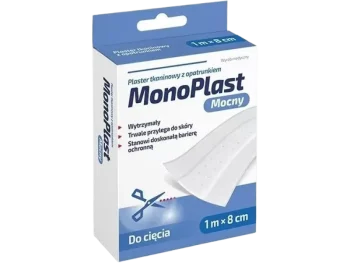 Zdjęcie produktu Rodzina Zdrowia MonoPlast mocny z opatrunkiem tkaninowy do cięcia, plaster