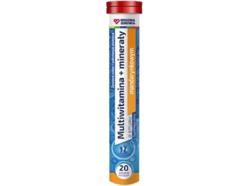 Zdjęcie produktu RODZINA ZDROWIA Multiwitamina + minerały, tabletki musujące