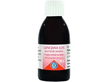 Zdjęcie produktu Roztwór wodny gencjana, roztwór na skórę, 0,5%