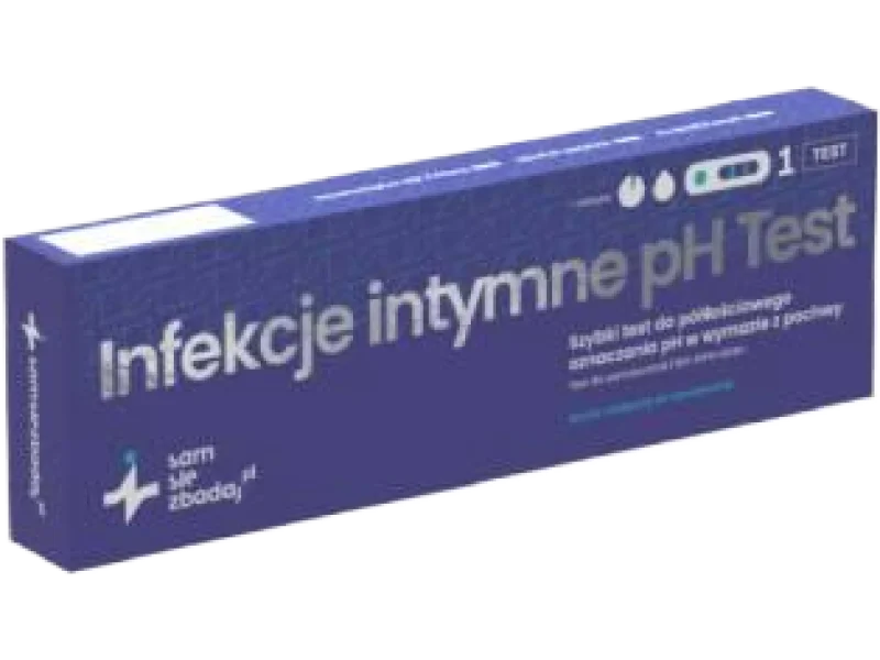 SamSięZbadaj.pl Infekcje intymne pH, test diagnostyczny