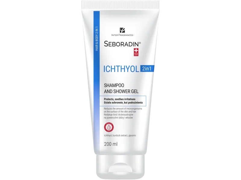 Seboradin Ichthyol szampon i żel 2 w 1