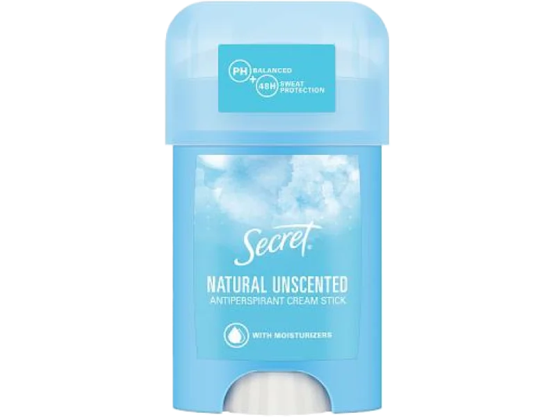 Secret natural unscented, roll-on