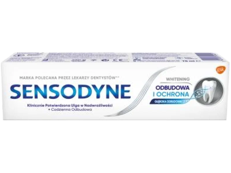 Sensodyne odbudowa i ochrona whitening, pasta