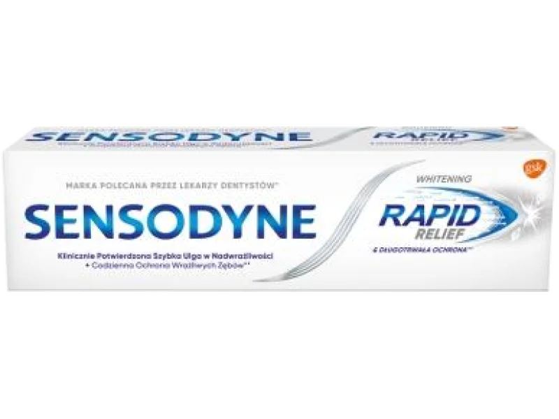 Sensodyne ultraszybka ulga whitening, pasta