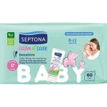 Septona Baby Sensitive nawilżane dla dzieci i niemowląt, chusteczki