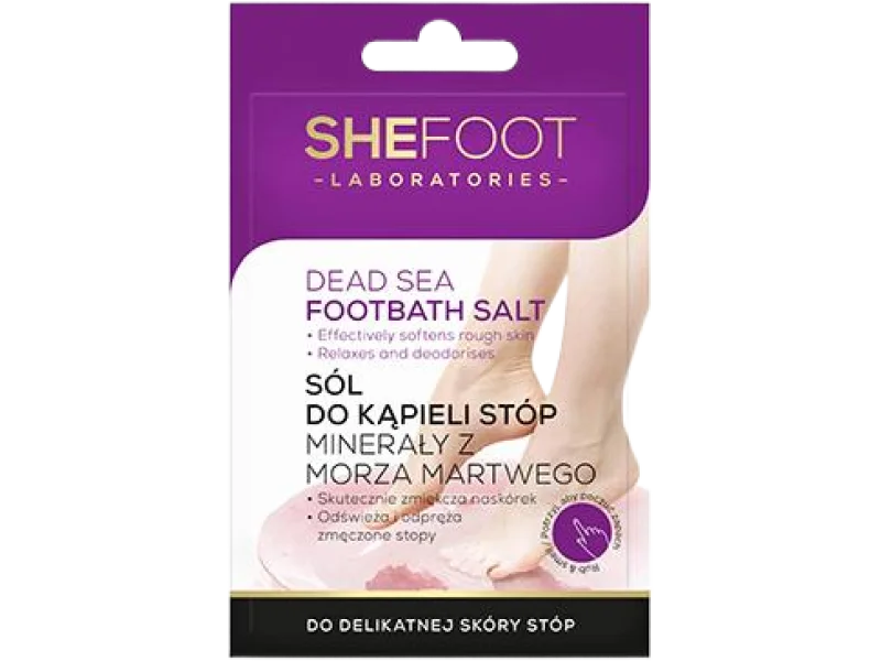 SheFoot sól do kąpieli stóp, sól lecznicza