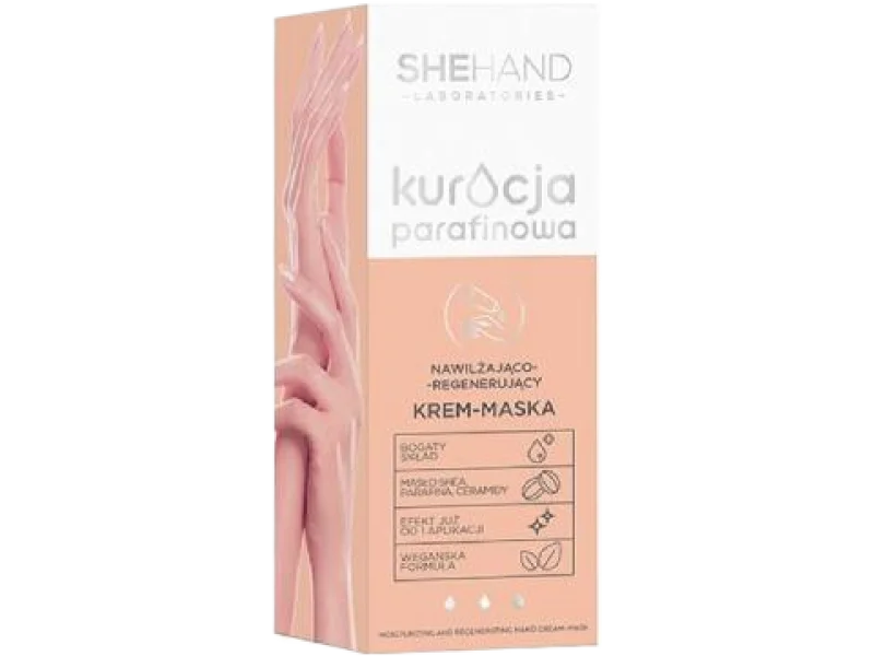SheHand – kuracja parafinowa nawilżająco-regenerujący krem-maska do dłoni
