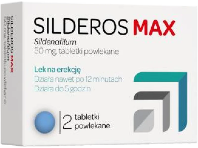 SILDEROS MAX, tabletki powlekane, 50 mg