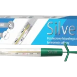 Silver bezrtęciowy hipoalergiczny szklany, termometr