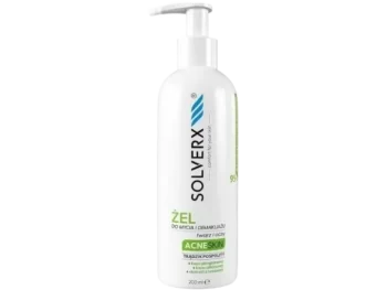 Zdjęcie produktu Solverx Acne Skin żel do mycia i demakijażu twarzy i oczu na trądzik pospolity