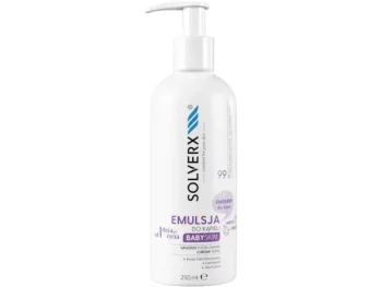Zdjęcie produktu Solverx Baby Skin emulsja do kąpieli, emulsja na skórę