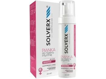 Zdjęcie produktu Solverx Sensitive Skin pianka do higieny intymnej dla kobiet