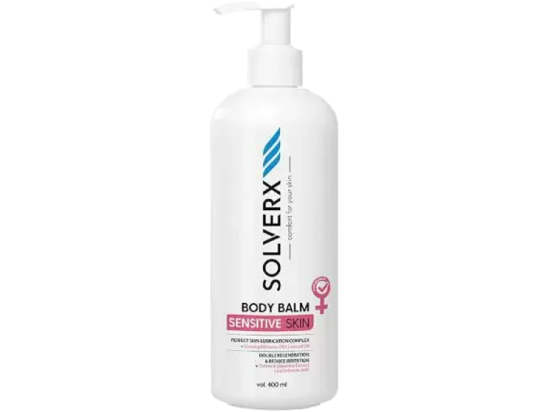 Solverx Sensitive Skin Woman do ciała przeznaczony do skóry wrażliwej dla kobiet, balsam