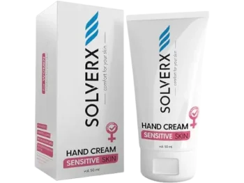 Zdjęcie produktu Solverx Sensitive Skin Woman do rąk i paznokci dla kobiet do skóry wrażliwej, krem