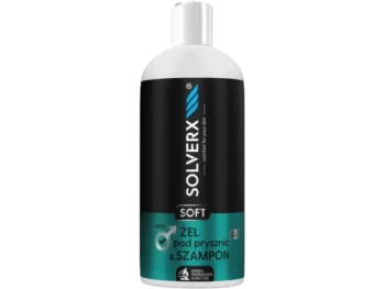 Zdjęcie produktu Solverx Soft For Men żel pod prysznic i szampon 2w1
