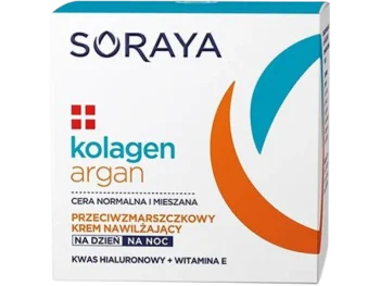 Zdjęcie produktu Soraya kolagen argan przeciwzmarszczkowy krem nawilżający
