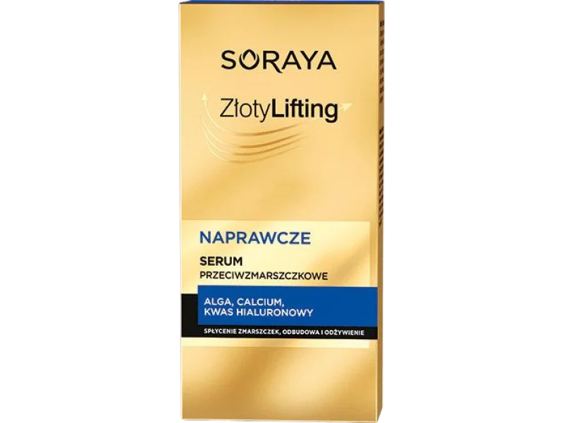 SORAYA Złoty Lifting, naprawcze serum przeciwzmarszczkowe 70+