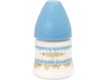 Zdjęcie produktu Suavinex Premium Silicone, butelka do karmienia z silikonowym smoczkiem