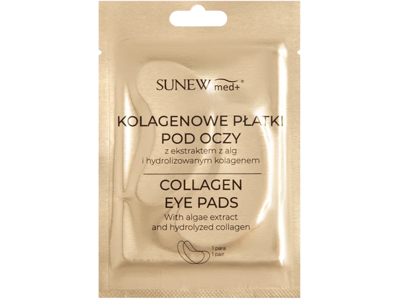 SunewMed+ Kolagenowe płatki pod oczy z ekstraktem z azjatyckiego grzyba