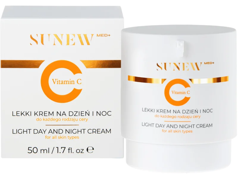 SunewMed+ Lekki krem na dzień i na noc z witaminą C