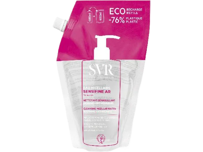SVR Sensifine AR Eau Micellaire Refill Kojąca woda micelarna do skóry naczynkowej, płyn