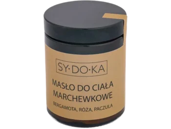 Zdjęcie produktu Sydoka masło do ciała marchewkowe, bergamota, róża, paczula
