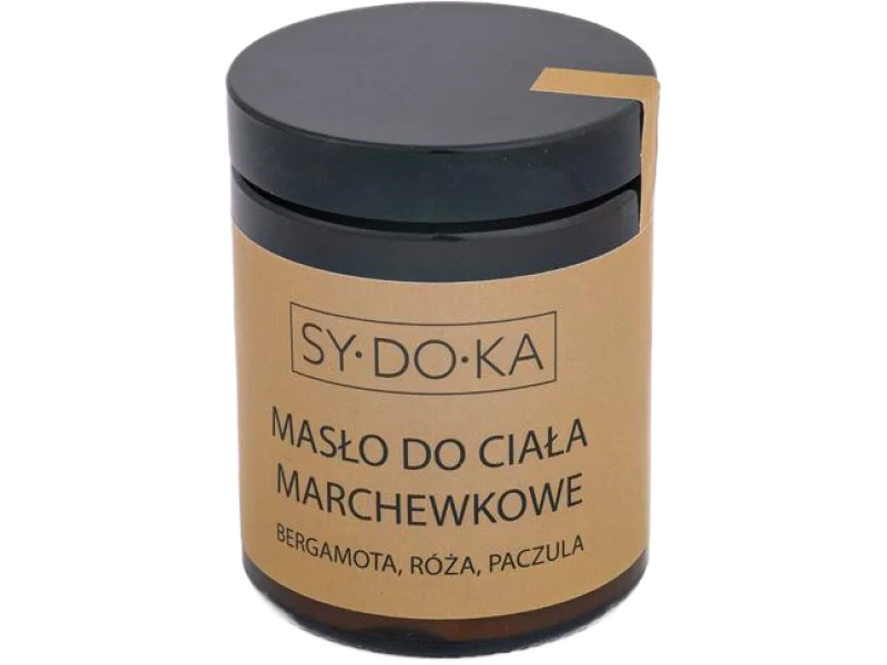 Sydoka masło do ciała marchewkowe, bergamota, róża, paczula