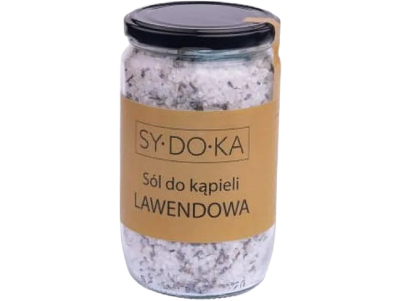 Sydoka sól do kąpieli lawendowa, sól lecznicza