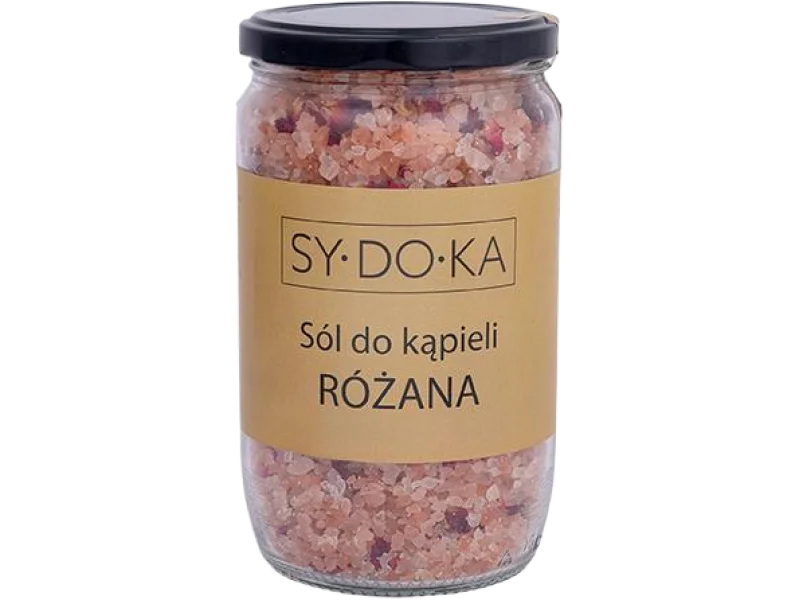 Sydoka sól do kąpieli różana, sól lecznicza