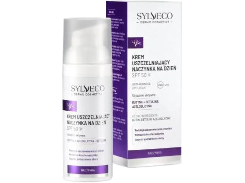 Sylveco Dermo krem uszczelniający naczynka na dzień SPF 50
