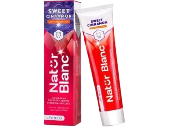 Zdjęcie produktu Sylveco Natur Blanc remineralizująca do zębów Sweet Cinnamon, pasta
