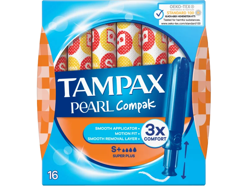 Tampax Compak Pearl Super Plus, tampony