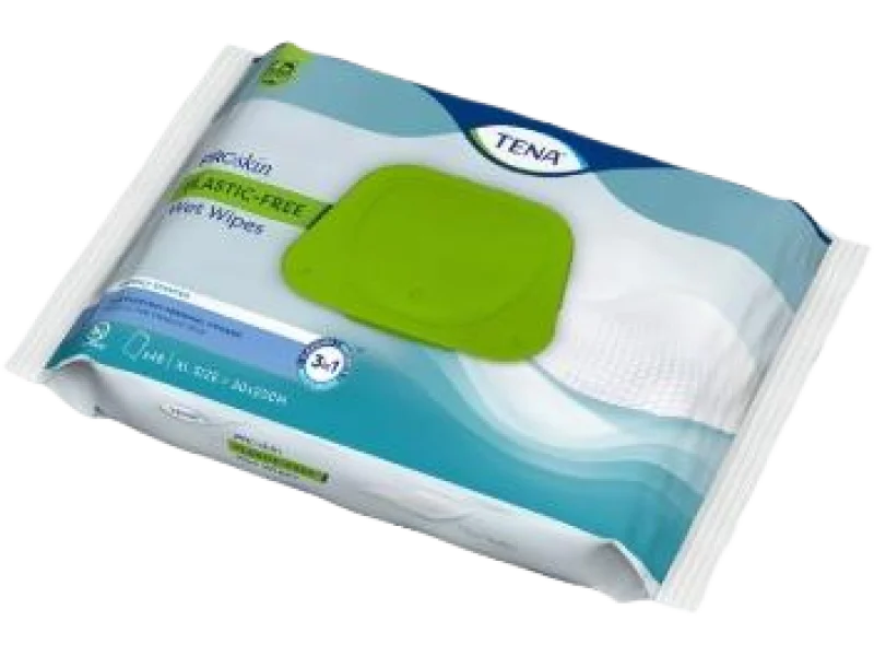 TENA Wet Wipe Plastic Free, chusteczki