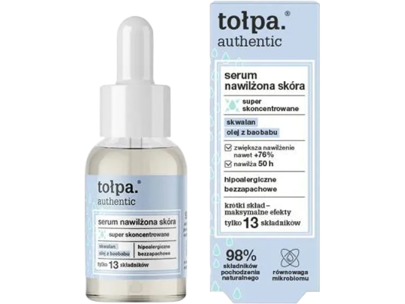 Tołpa Authentic nawilżona skóra, serum