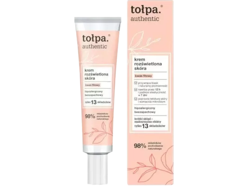 Tołpa Authentic rozświetlona skóra, krem