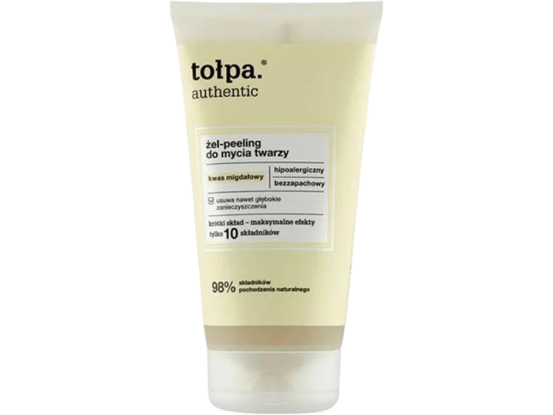 Tołpa Authentic żel-peeling do mycia twarzy