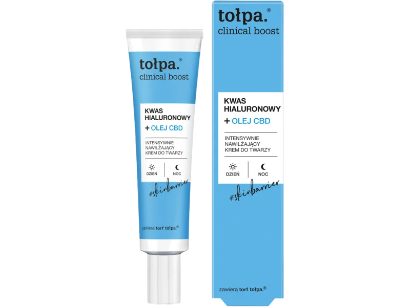 Tołpa Clinical Boost kwas hialuronowy + olej CBD, krem