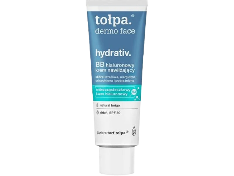 Tołpa Dermo Face Hydrativ BB hialuronowy nawilżający dzień SPF30, krem