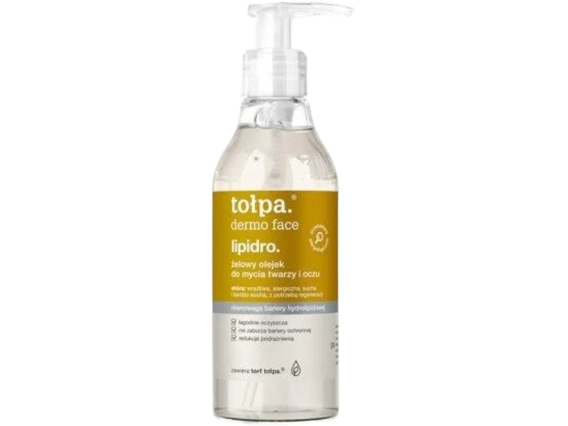 Tołpa Dermo Face Lipidro żelowy olejek do mycia twarzy i oczu, żel do mycia