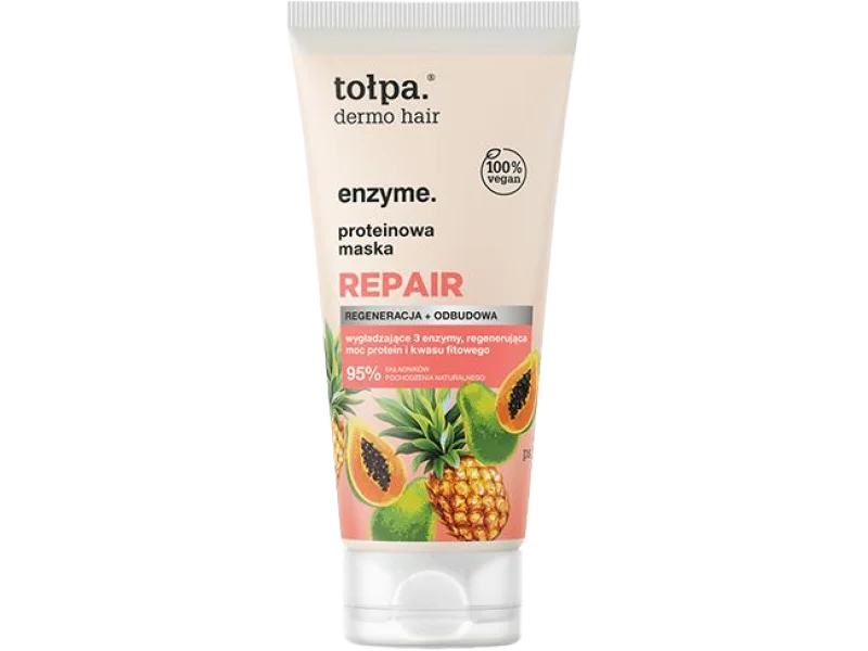 Tołpa Dermo Hair Enzyme proteinowa maska repair