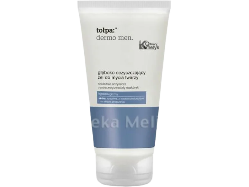 Tołpa dermo men pure głęboko oczyszczający żel do mycia twarzy