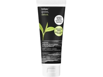 Tołpa Green Detox węglowa pasta-żel złuszczająca do mycia twarzy