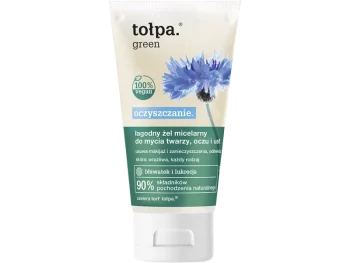 Zdjęcie produktu TOŁPA GREEN Łagodny żel micelarny do mycia twarzy, oczu i ust