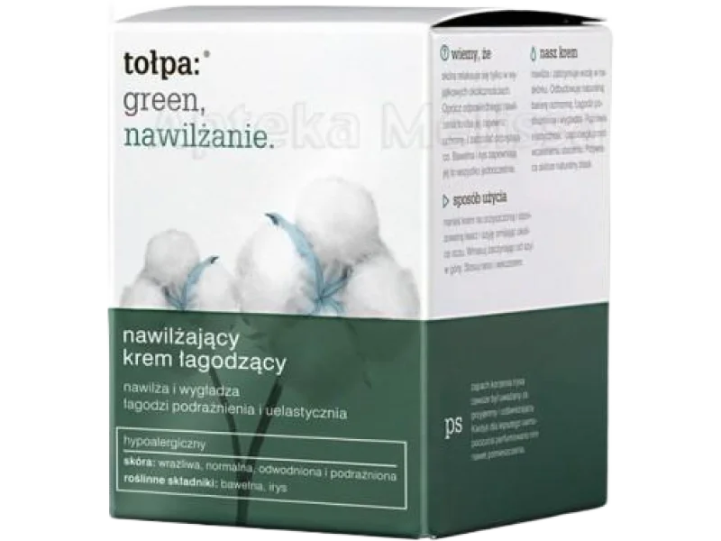 TOŁPA GREEN Nawilżający krem łagodzący