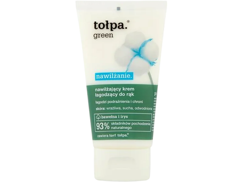 Tołpa Green Nawilżanie nawilżający krem łagodzący do rąk