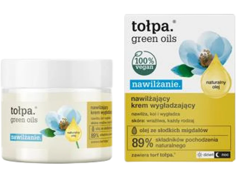 Tołpa Green Oils nawilżenie nawilżający wygładzający, krem