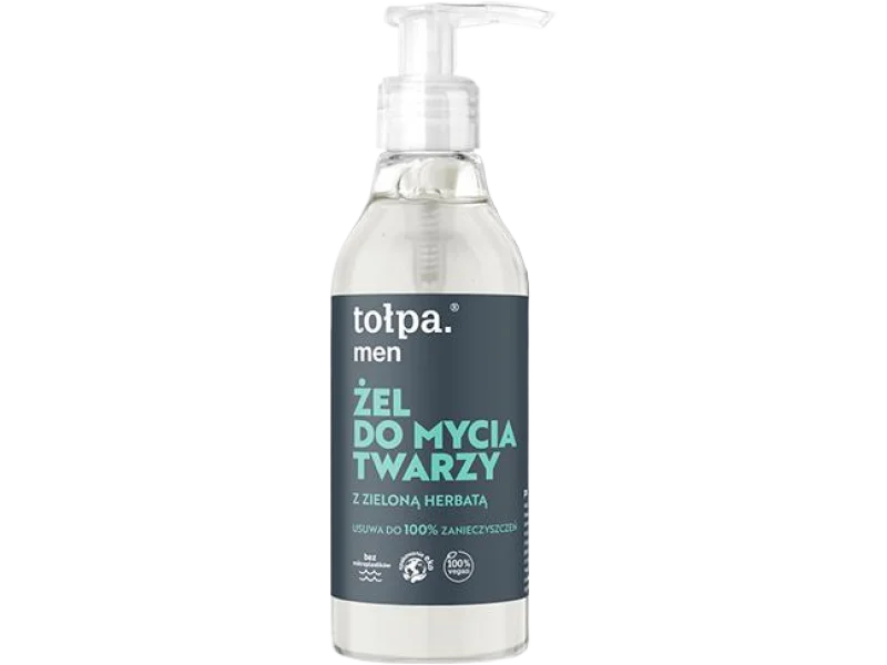 Tołpa Men żel do mycia twarzy z zieloną herbatą