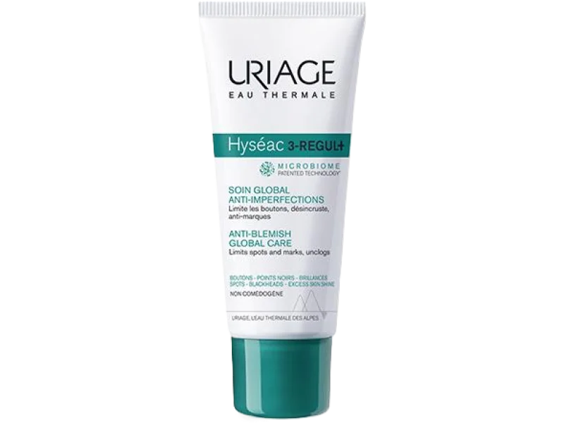 URIAGE Hyseac 3-Regul+ kompleksowa terapia przeciw niedoskonałościom, krem
