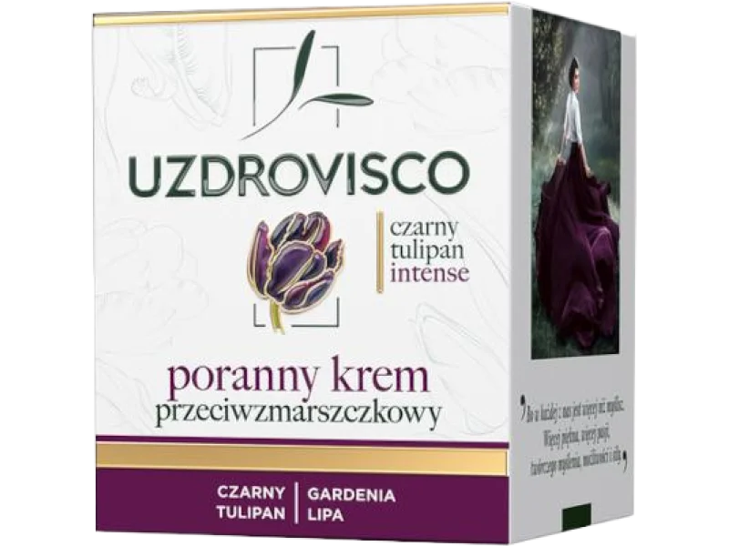 Uzdrovisco Czarny Tulipan Intense poranny przeciwzmarszczkowy, krem